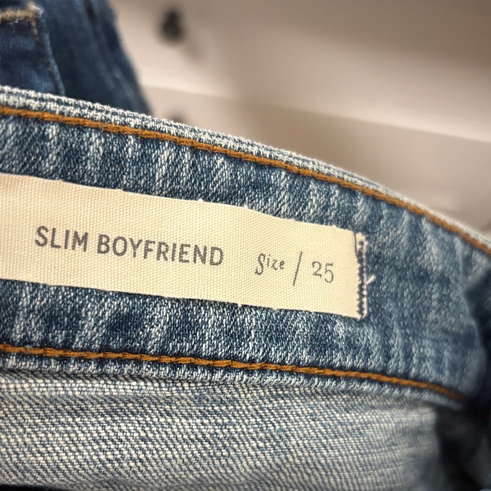 Pilcro Straight Leg Blue Jeans